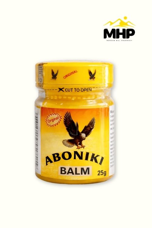 Aboniki Balm jar close-up shotMHPW Aboniki