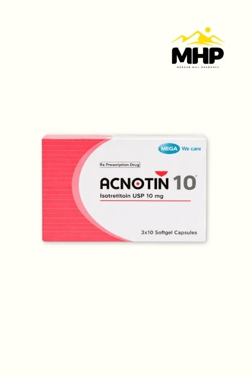 Acnotin 10 softgel capsules product shotMHPW Acnotin (Isotretinon) 10Mg Tablet 30'S