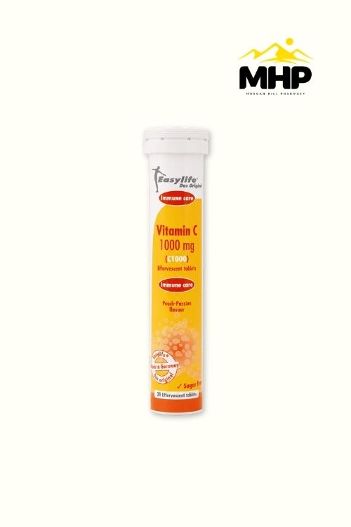 Easylife Vit C effervescentMHPW Easylife Effervescent Tablet ( Vit C 1000Mg + Zinc 10Mg)
