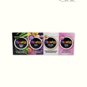 Fiesta condom variety on displayMHPW Nan 1 Optipro 400G