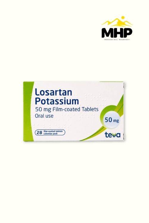 Losartan 50Mg Tablet 28'S Teva