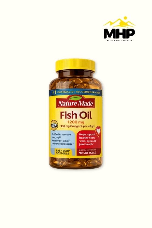 Nature Made Fish Oil supplementMHPW Nature Made Fish Oil + Omega 3 Softgels