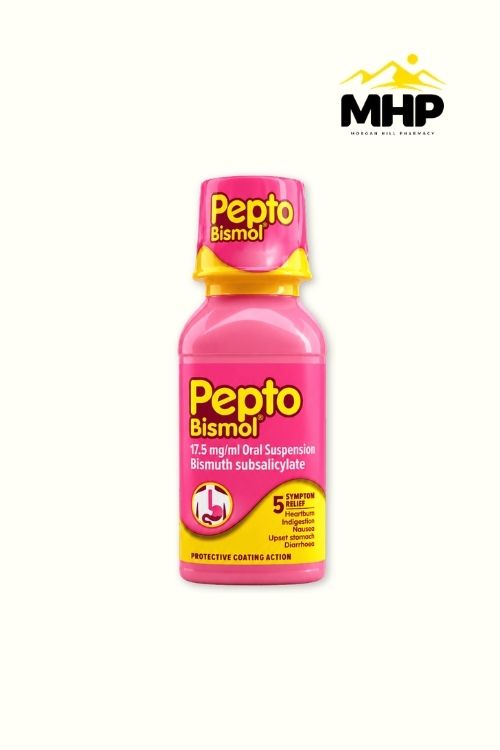 Pepto bismol suspensionMHPW Pepto Bismol Liquid 118Ml