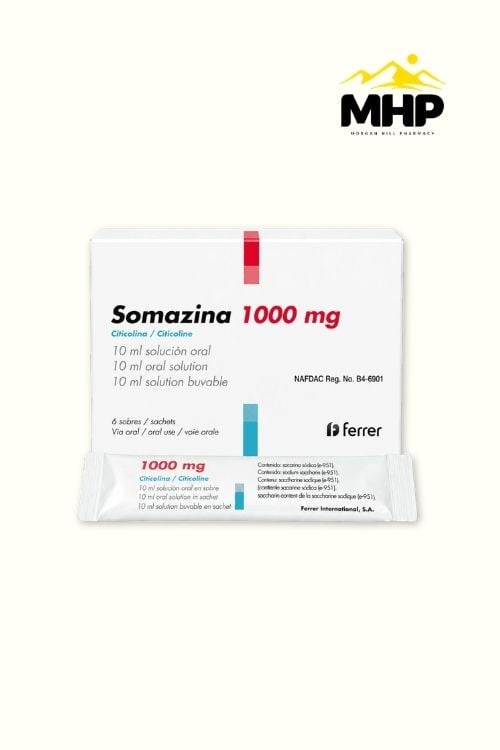 Somazina Citicoline Oral 1000Mg 10Ml 6'S Ferrer